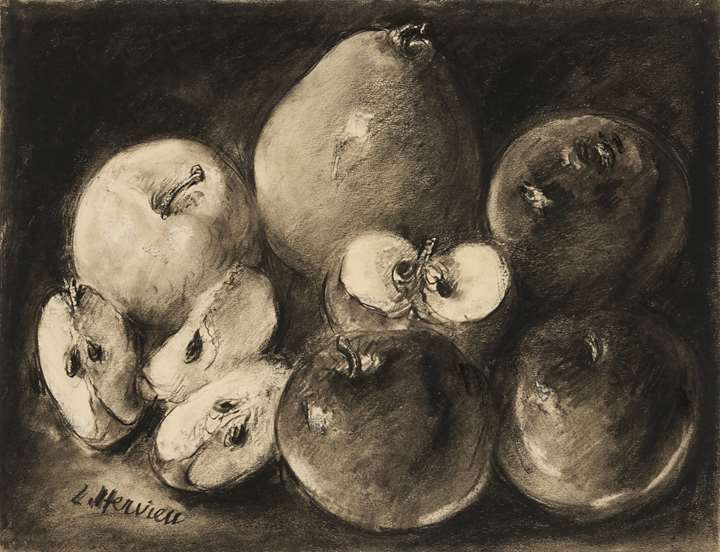 Still Life with Apples and a Pear